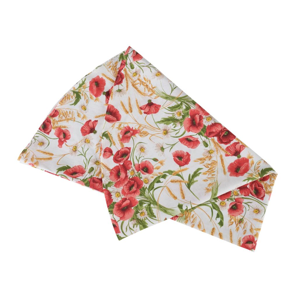 Table linen - Tablecloth Poppy round - ⌀ 160 cm - ROSEBERRY HOME