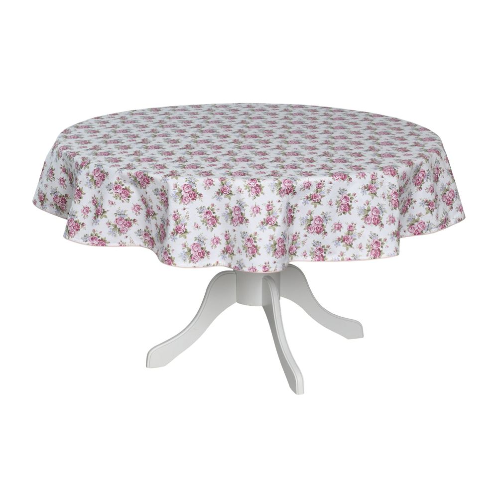 Table linen - Tablecloth Rose Garden round - ⌀ 210 cm - ROSEBERRY HOME