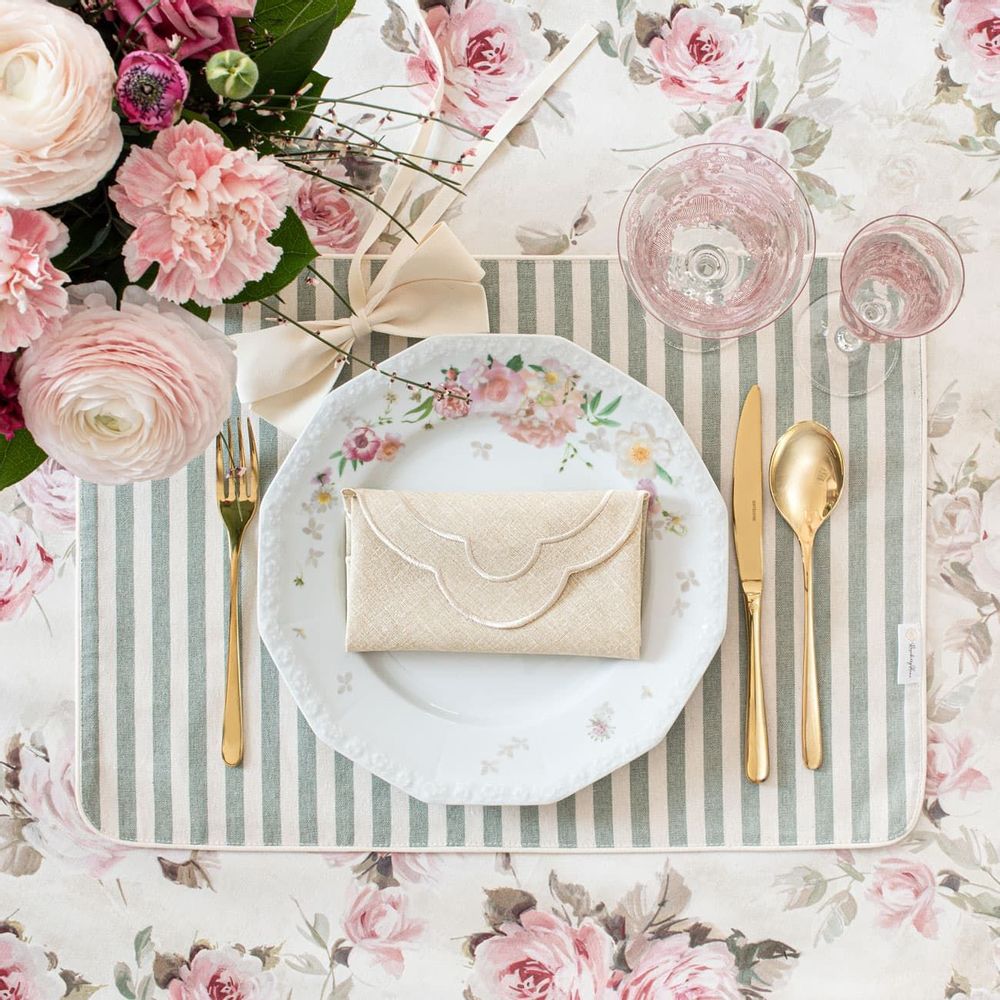 Table linen - Tablecloth Roselle - 140 cm x 200 cm - ROSEBERRY HOME