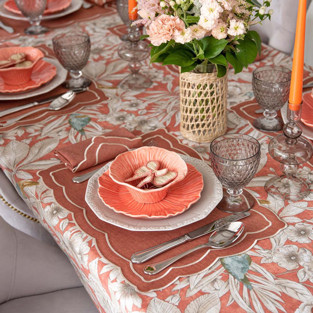 Table cloths - Tablecloth Topaz round - ⌀ 210 cm - ROSEBERRY HOME