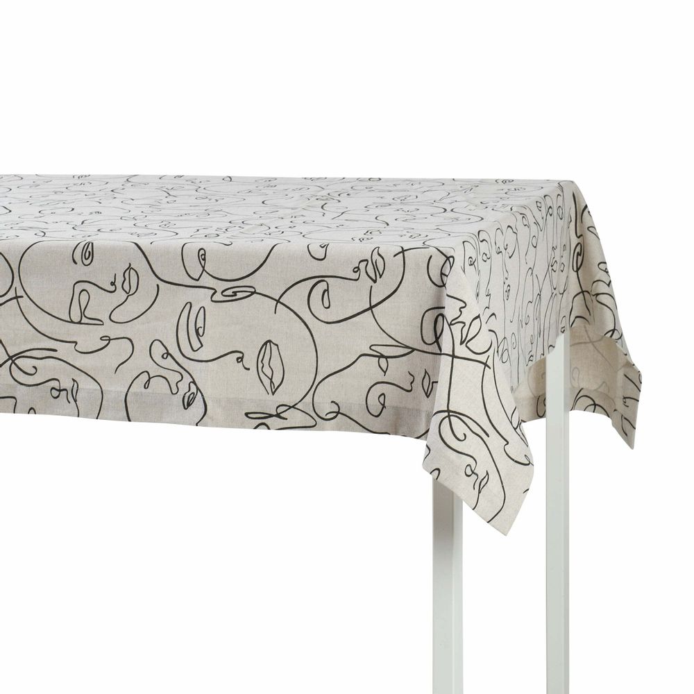 Linge de table textile - Nappe de table Venus - 130 cm x 200 cm - ROSEBERRY HOME