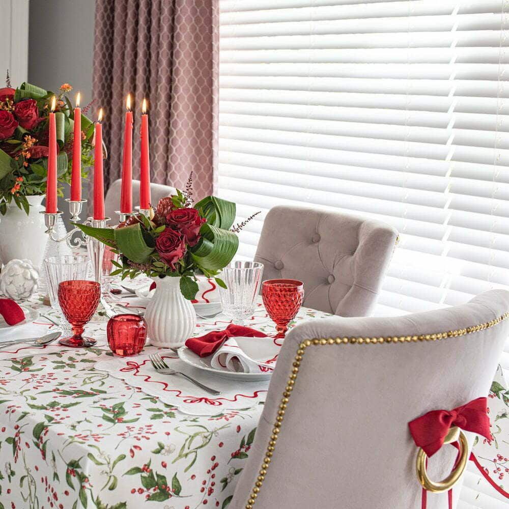 Linge de table textile - Nappe de table Very Merry - 140 cm x 250 cm - ROSEBERRY HOME