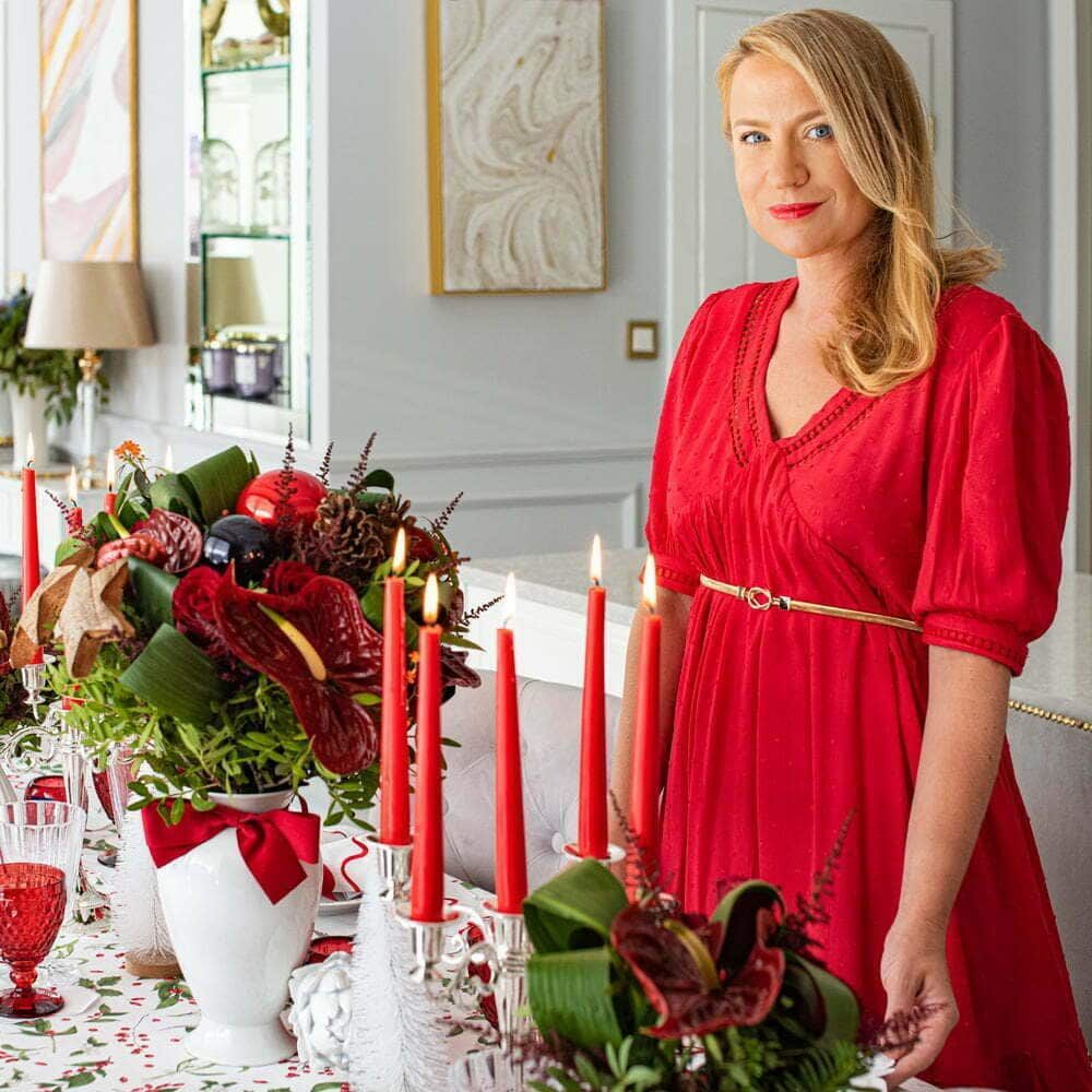 Christmas table settings - Tablecloth Very Merry - 140 cm x 300 cm - ROSEBERRY HOME
