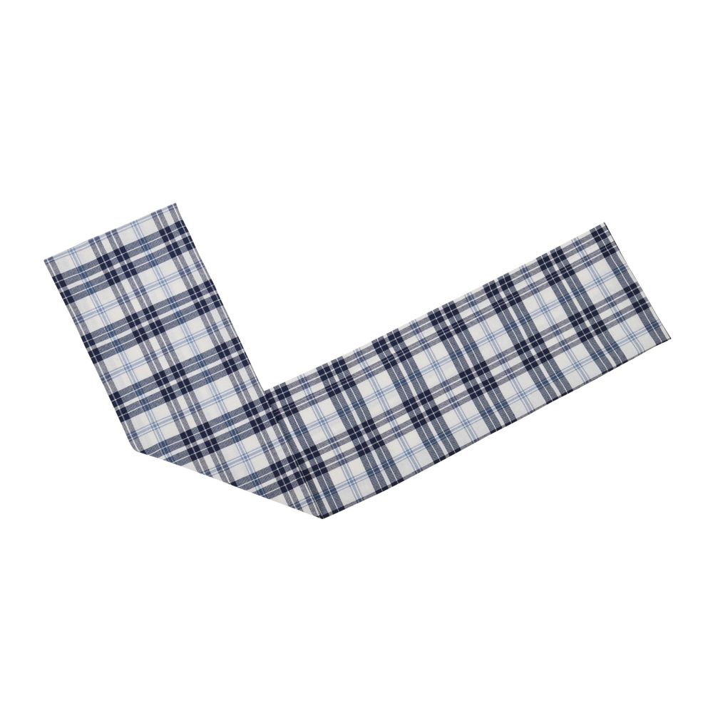 Linge de table textile - La tapis de table Blue Plaid - 40 cm x 140 cm - ROSEBERRY HOME