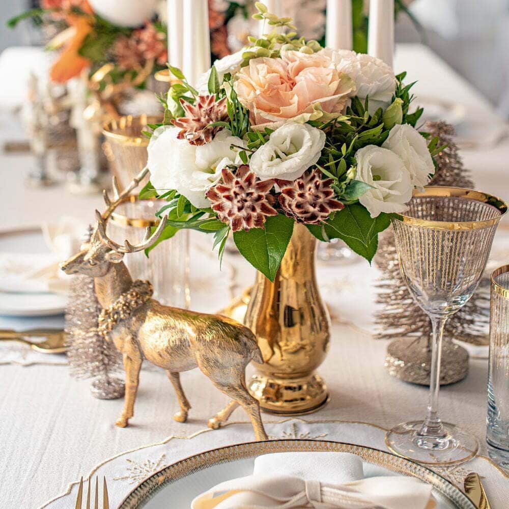 Linge de table textile - La tapis de table Shiny Gold 50x140 - ROSEBERRY HOME