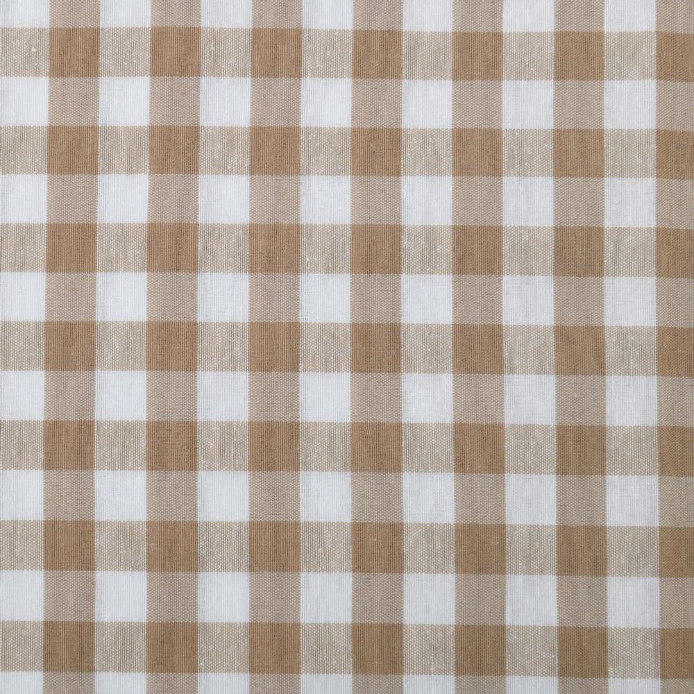 Linge de table textile - La tapis de table Beige Gingham - 50 cm x 150 cm - ROSEBERRY HOME