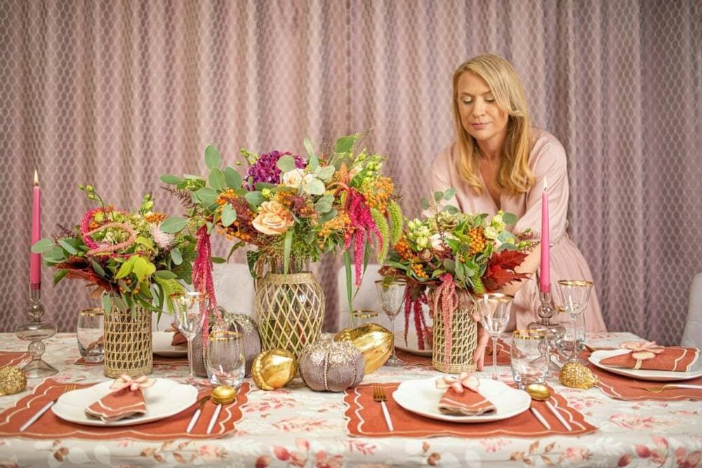 Table linen - Runner Wild Rose 50x150 - ROSEBERRY HOME