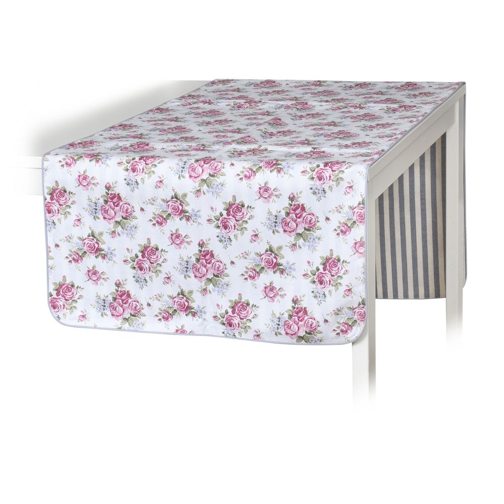 Table linen - Runner dwustronny Rose Garden & Stripes - ROSEBERRY HOME