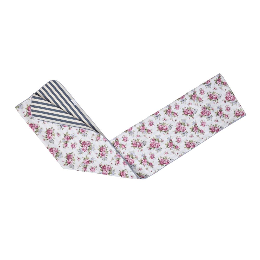 Table linen - Runner dwustronny Rose Garden & Stripes - ROSEBERRY HOME
