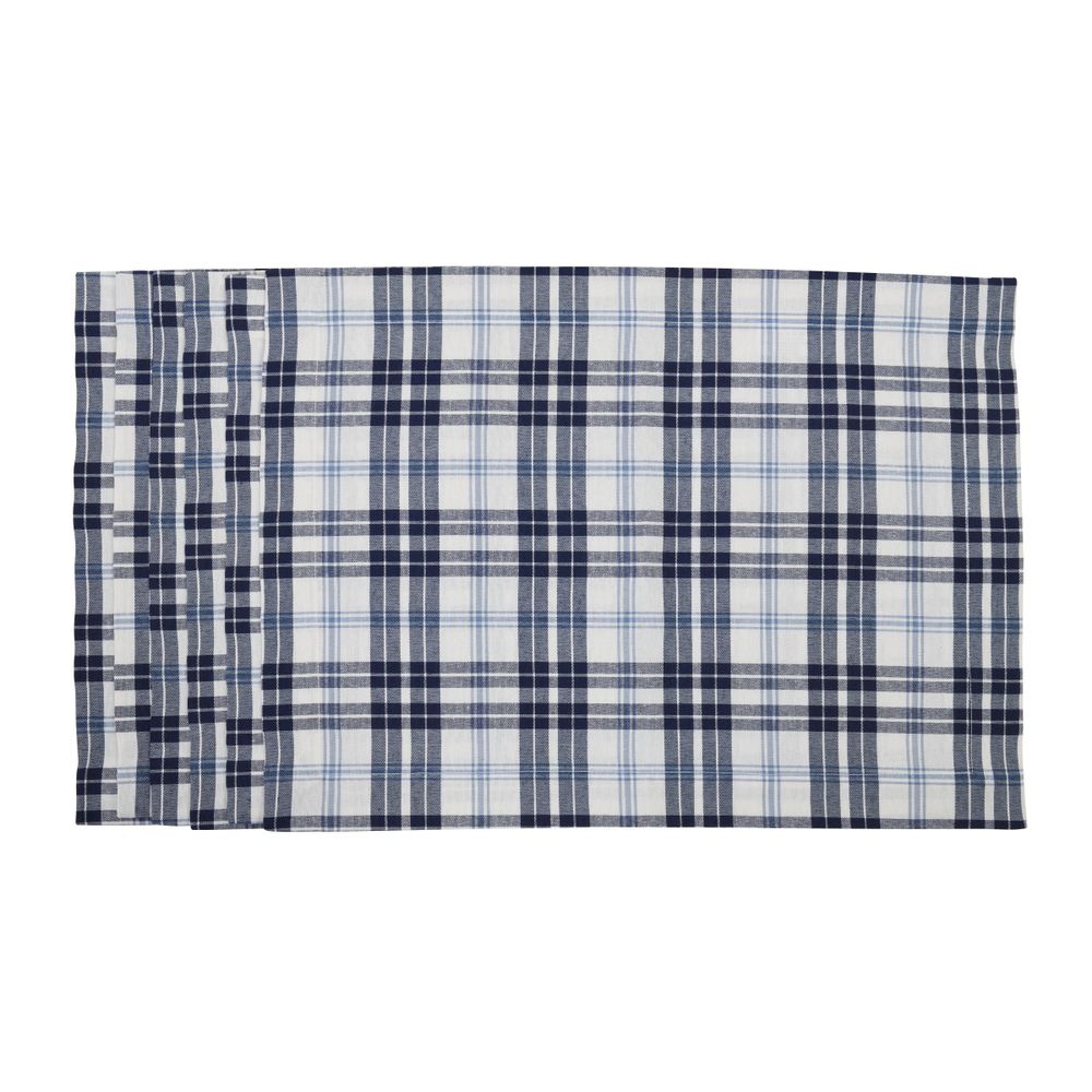 Linge de table textile - Sets de table Blue Plaid - 6 pièces - ROSEBERRY HOME