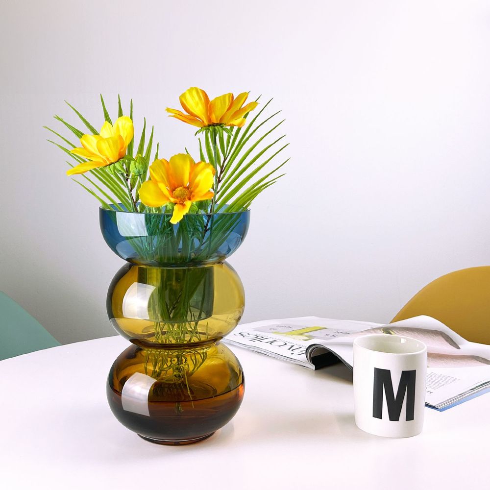 Vases - Élevez vos Présentations Florales : Vases à Bulles Moyens 24 x 16 x 16 - CLOUDNOLA