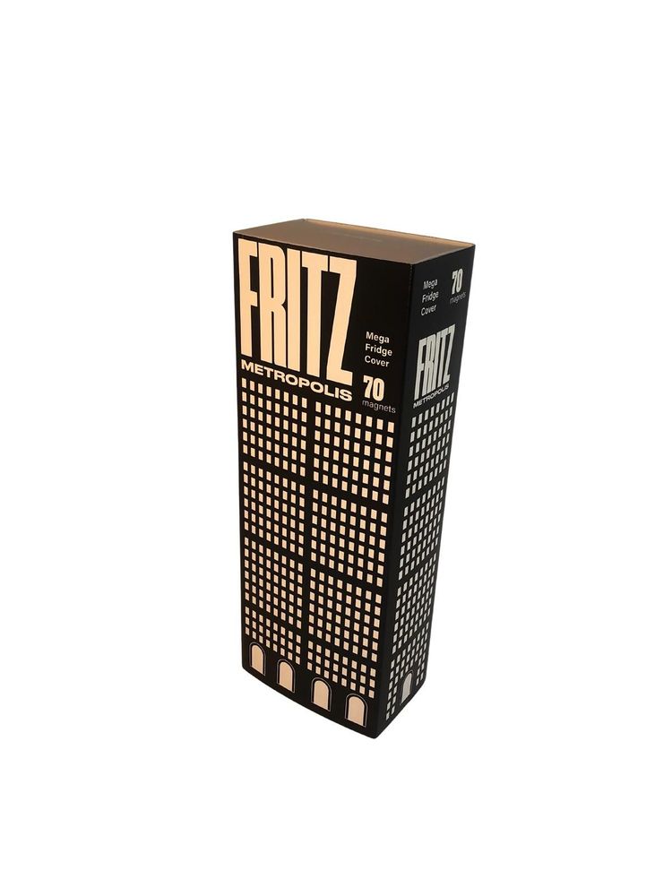 Decorative objects - Fritz Lang Metropolis Architecture Fridge Magnets - 70 pieces - BEAMALEVICH