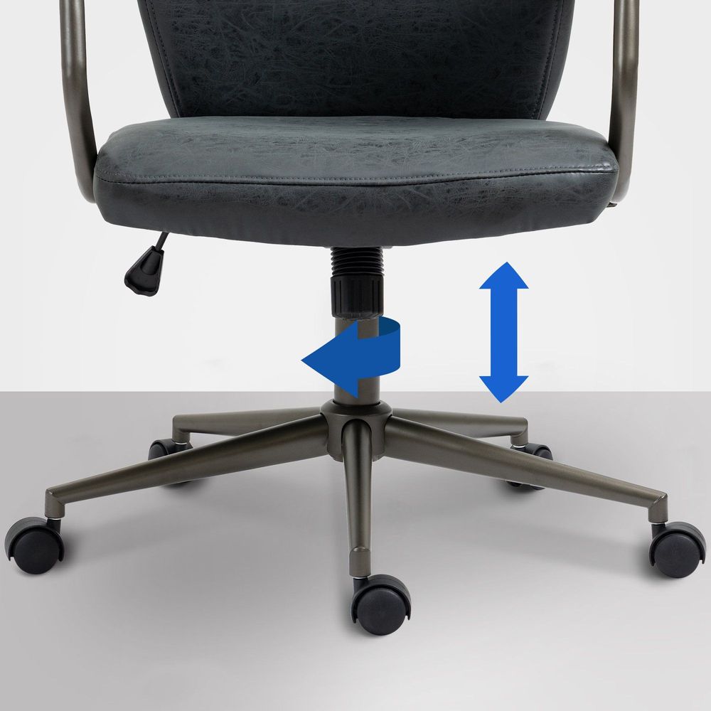 Armchairs - Pocatello Office Chair - Black - VIBORR