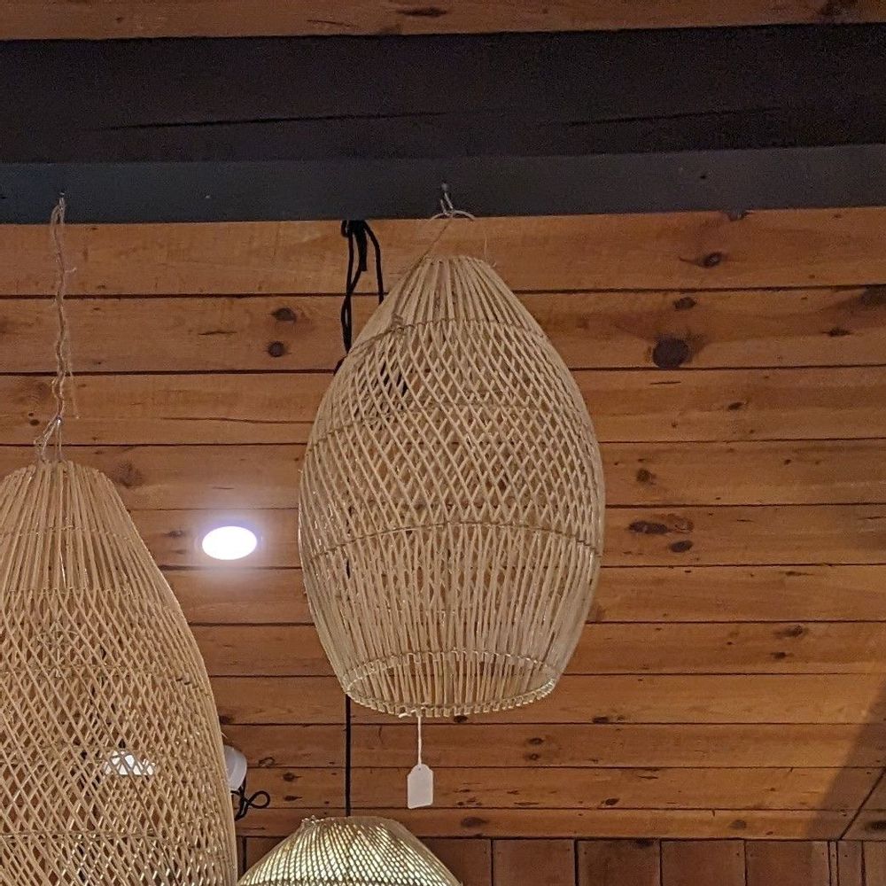 Hanging lights - LRSI rattan suspension - BALINAISA