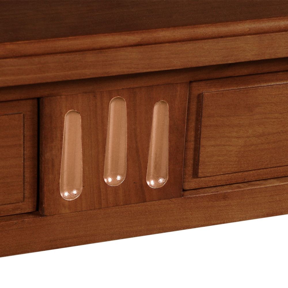Bureaux - Table de bureau en merisier massif avec 2 tiroirs - MON PETIT MEUBLE FRANÇAIS