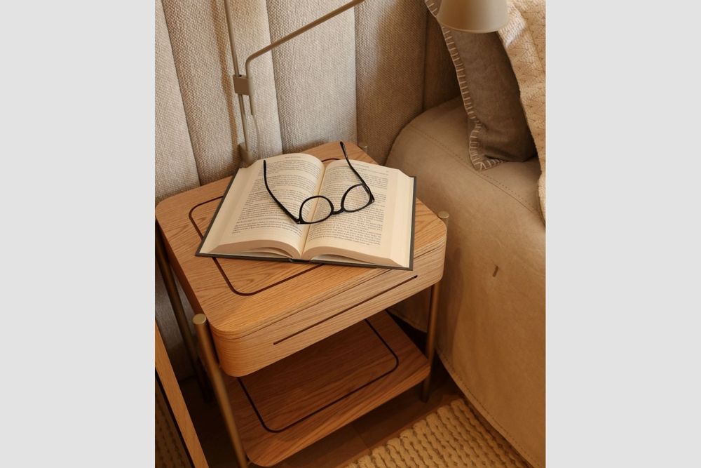 Night tables - "GABIE" NIGHTSTAND / BEDSIDE TABLE - ALESSANDRA DELGADO DESIGN