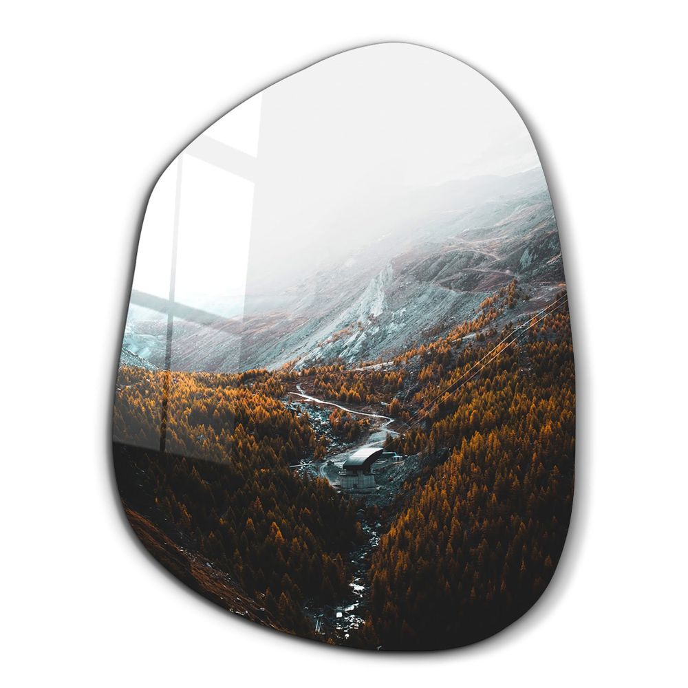 Other wall decoration - The Hill Amorphous Collection Glass Wall Art 88CMX68CM - ARTDESIGNA