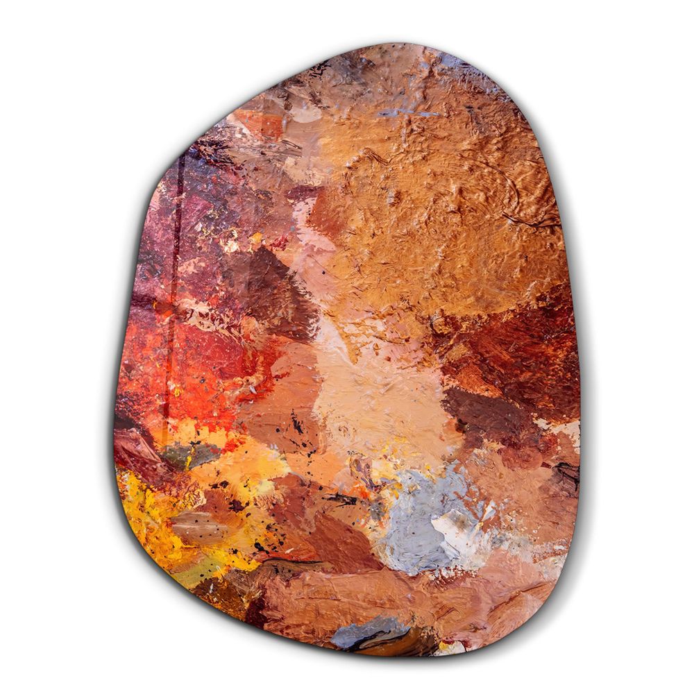 Autres décorations murales - Le chef-d'œuvre Art mural en verre de la collection Amorphe 88CMX68CM - ARTDESIGNA