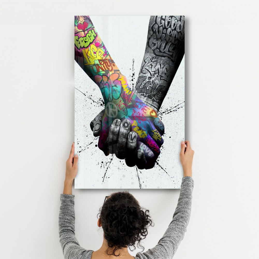 Other wall decoration - Handhold Glass Wall Art 110CMx70CM - ARTDESIGNA
