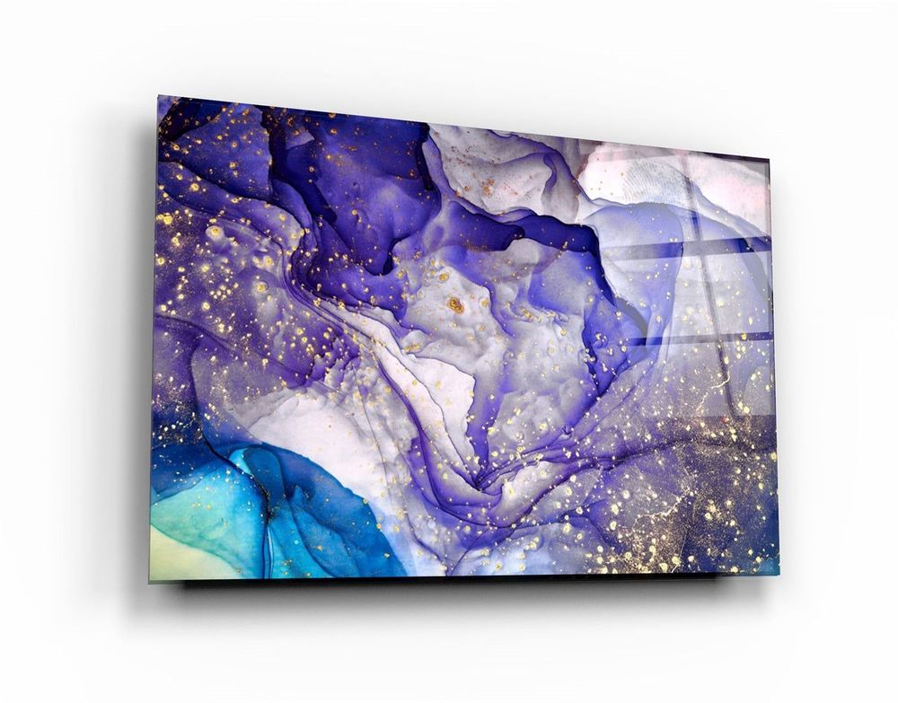 Autres décorations murales - Art mural en verre design en marbre 110CMx70CM - ARTDESIGNA