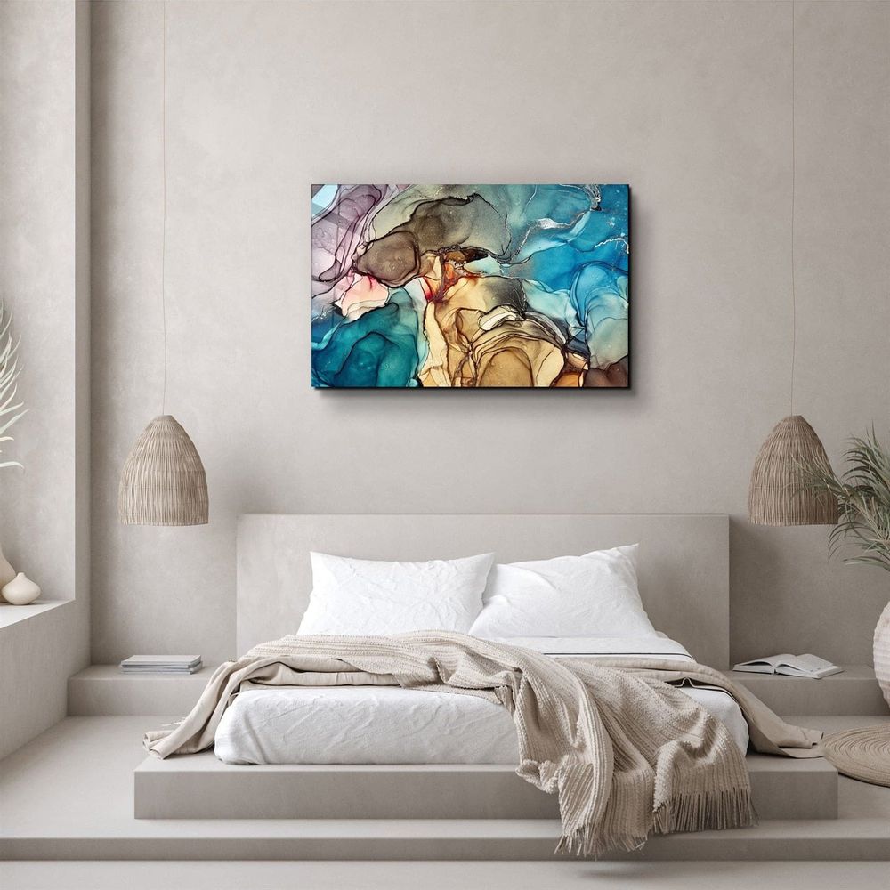 Other wall decoration - Marble Design 2Glass Wall Art 110CMx70CM - ARTDESIGNA