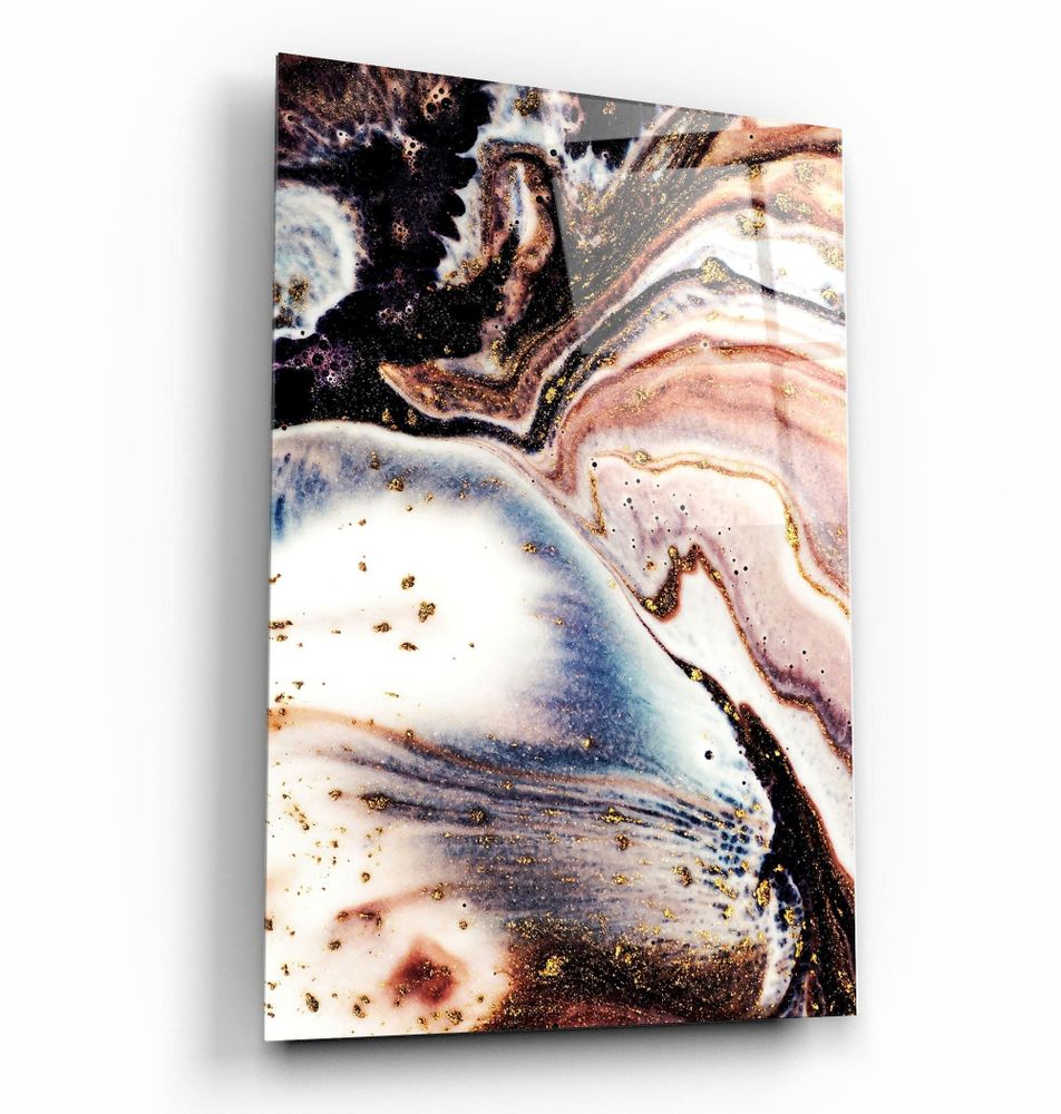 Other wall decoration - Marble PatternGlass Wall Art 110CMx70CM - ARTDESIGNA