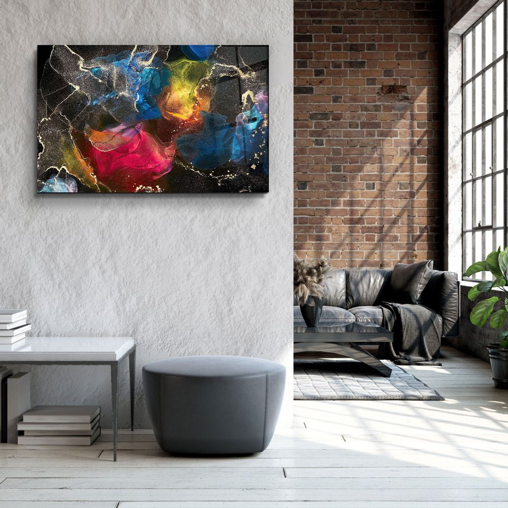 Other wall decoration - Marble Design V2Glass Wall Art 110CMx70CM - ARTDESIGNA