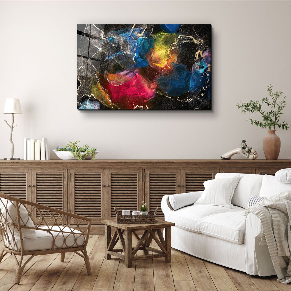 Other wall decoration - Marble Design V2Glass Wall Art 110CMx70CM - ARTDESIGNA