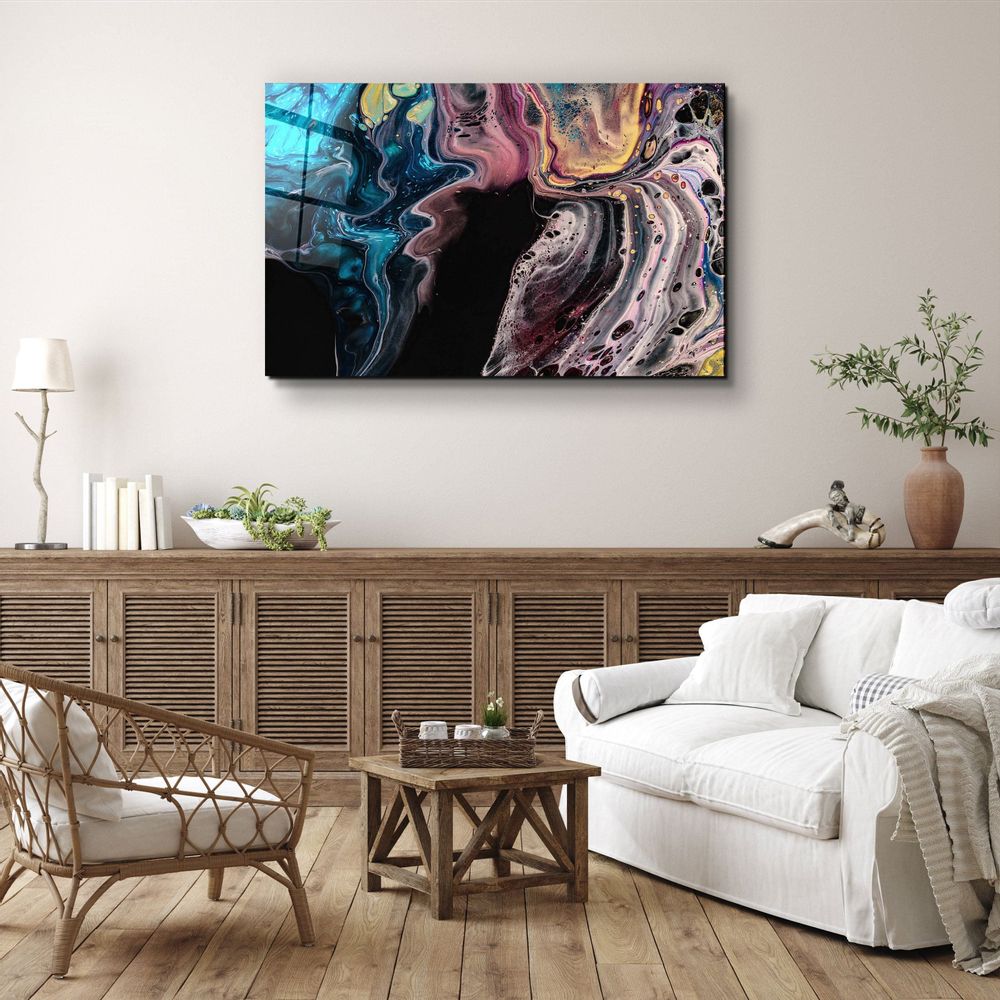 Other wall decoration - MarbleTones V2Designer's Collection Glass Wall Art 110CMx70CM - ARTDESIGNA