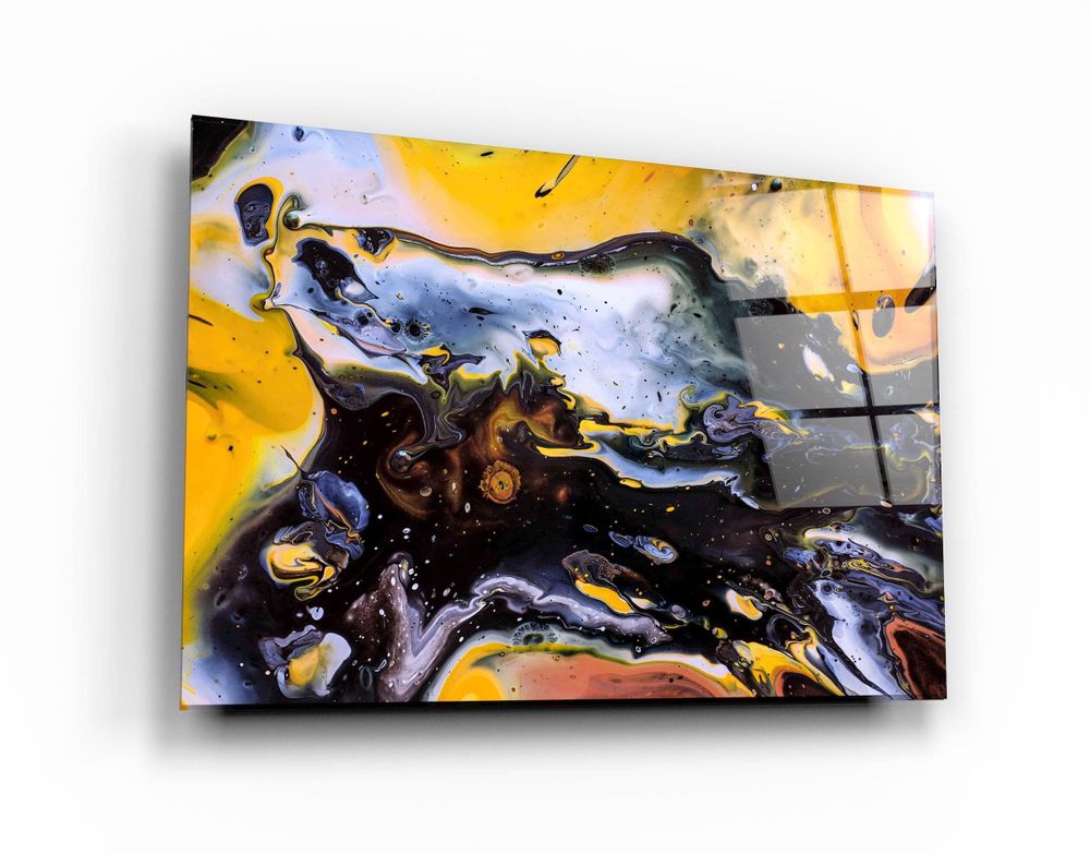 Other wall decoration - MarbleTonesDesigner's Collection Glass Wall Art  110CMx70CM - ARTDESIGNA