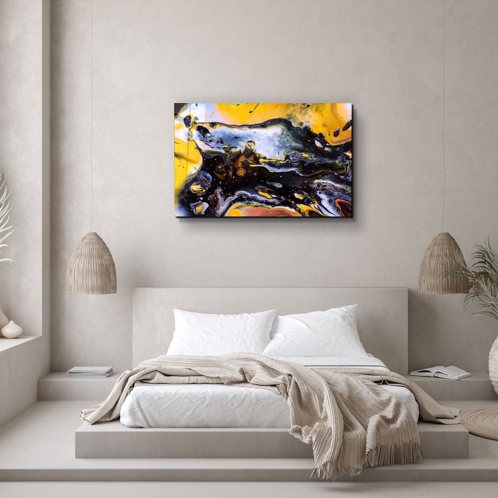 Other wall decoration - MarbleTonesDesigner's Collection Glass Wall Art  110CMx70CM - ARTDESIGNA