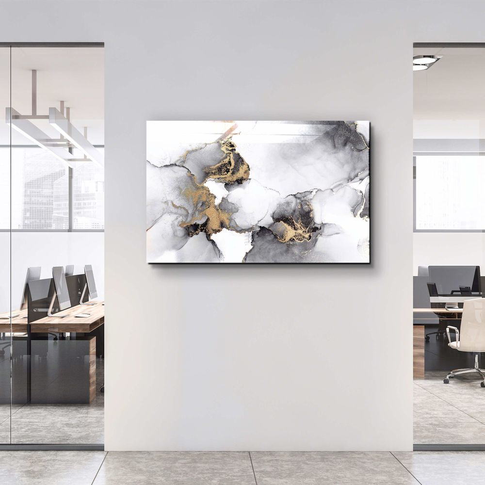Autres décorations murales - Collection Marbre H1Art mural en verre 110CMx70CM - ARTDESIGNA