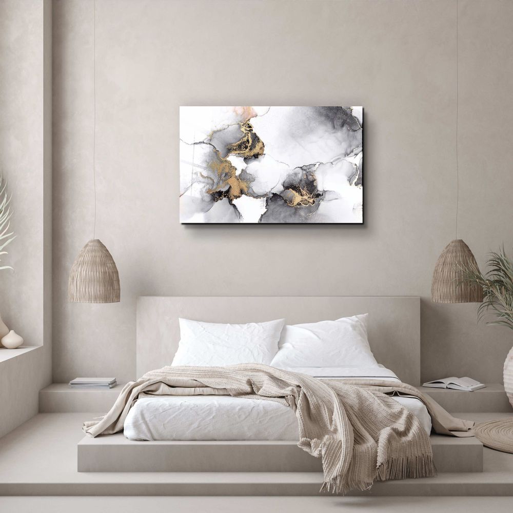 Autres décorations murales - Collection Marbre H1Art mural en verre 110CMx70CM - ARTDESIGNA