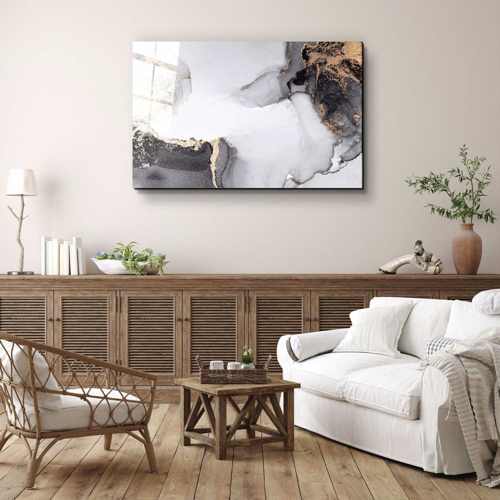 Autres décorations murales - Collection Marbre H2Glass Décoration murale  110CMx70CM - ARTDESIGNA