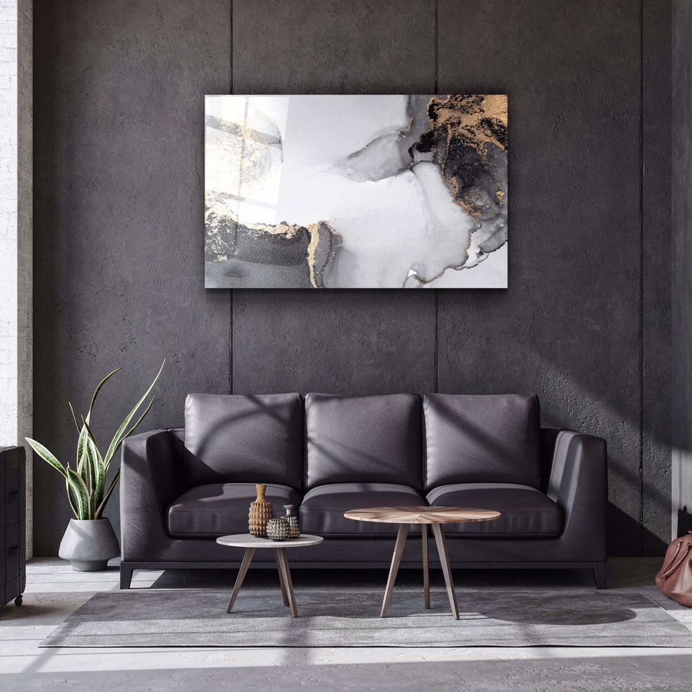 Autres décorations murales - Collection Marbre H2Glass Décoration murale  110CMx70CM - ARTDESIGNA