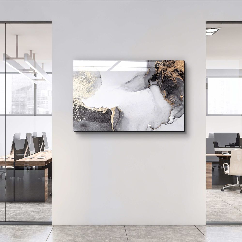 Autres décorations murales - Collection Marbre H2Glass Décoration murale  110CMx70CM - ARTDESIGNA