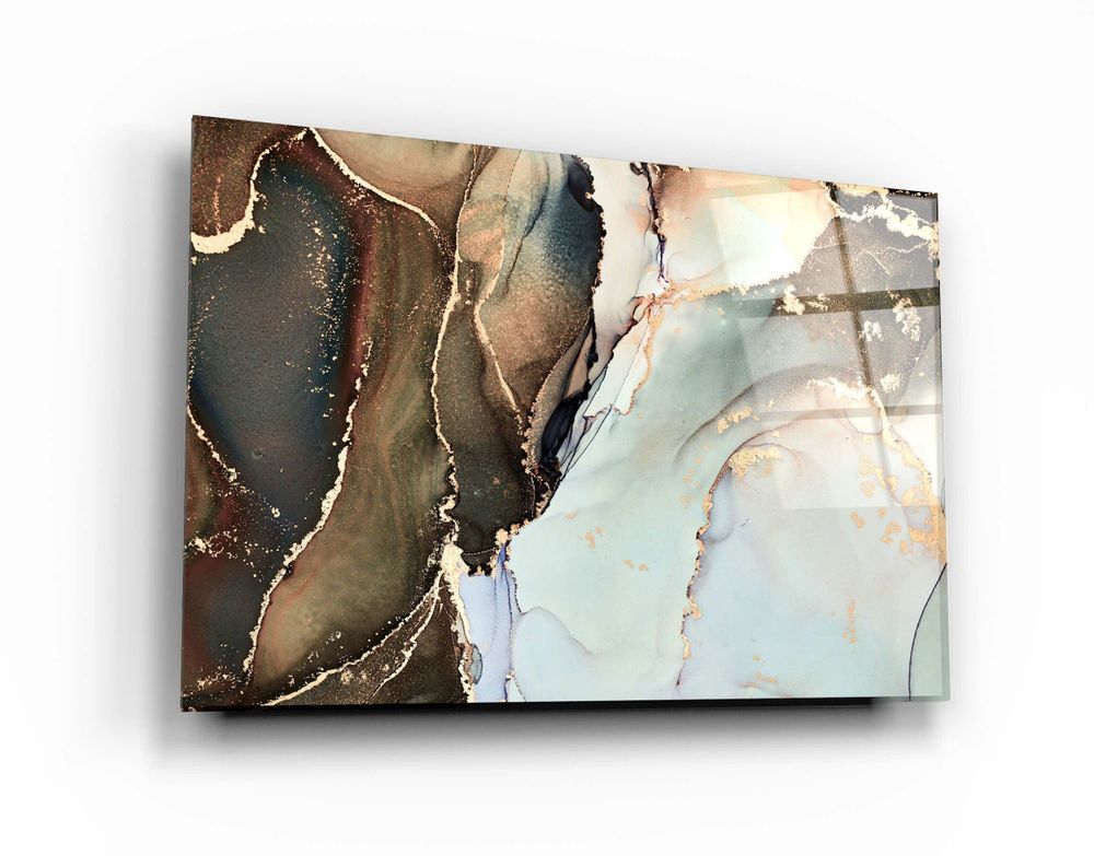 Other wall decoration - Marble Collection H3Glass Wall Art  110CMx70CM - ARTDESIGNA