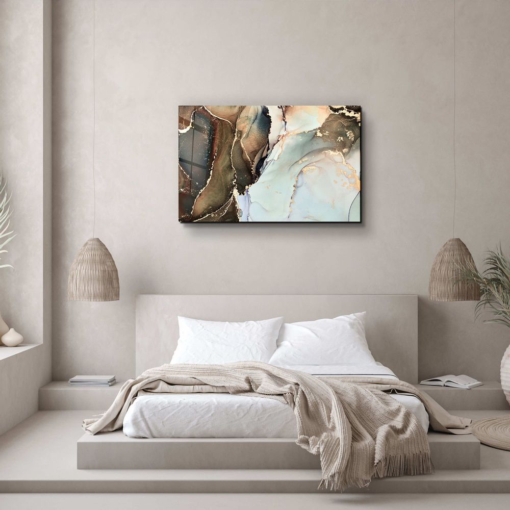 Other wall decoration - Marble Collection H3Glass Wall Art  110CMx70CM - ARTDESIGNA
