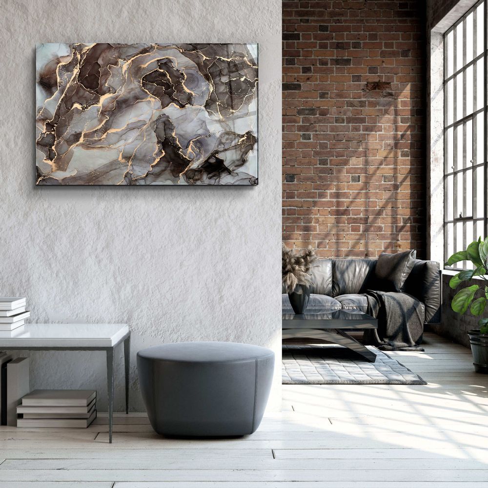 Other wall decoration - Marble Collection H4Glass Wall Art 110CMx70CM - ARTDESIGNA