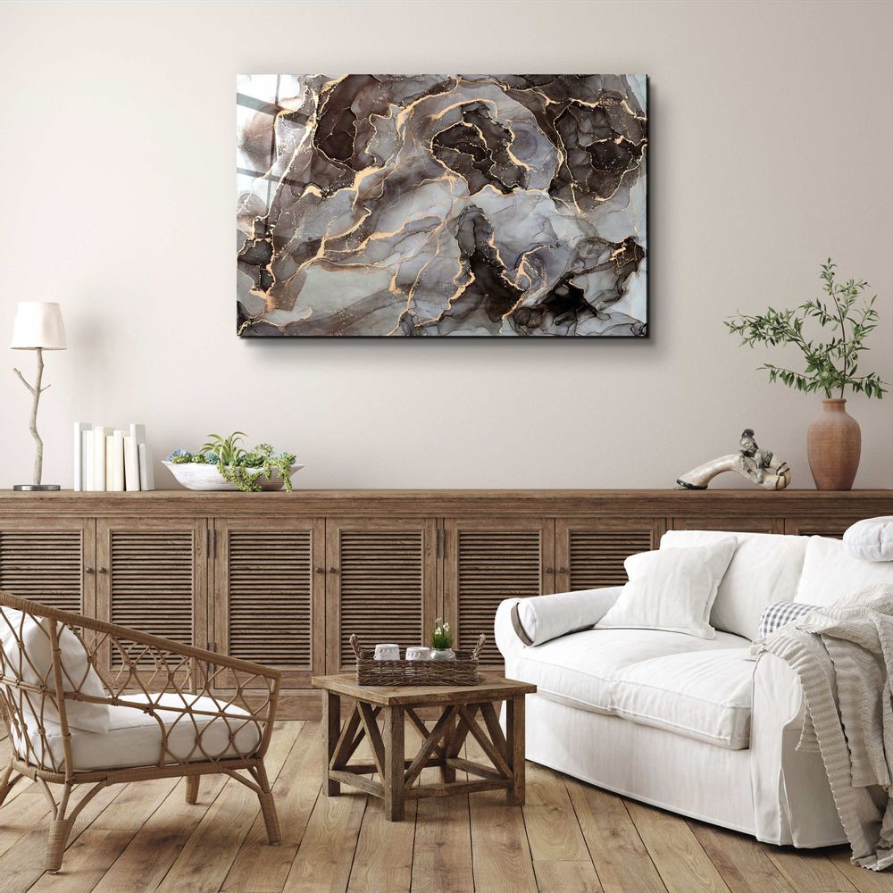 Other wall decoration - Marble Collection H4Glass Wall Art 110CMx70CM - ARTDESIGNA