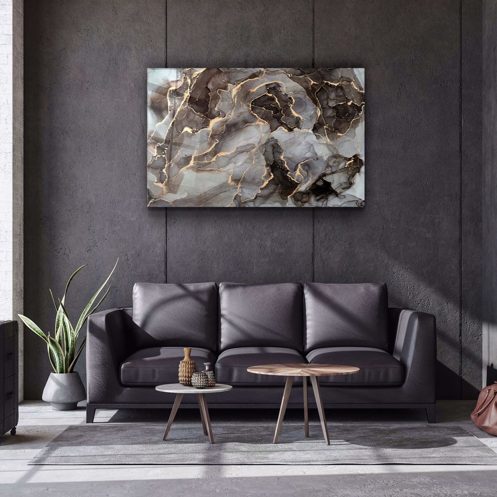 Other wall decoration - Marble Collection H4Glass Wall Art 110CMx70CM - ARTDESIGNA