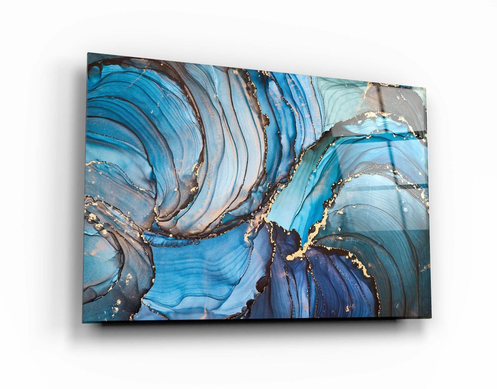 Other wall decoration - Marble Collection H5Glass Wall Art 110CMx70CM - ARTDESIGNA