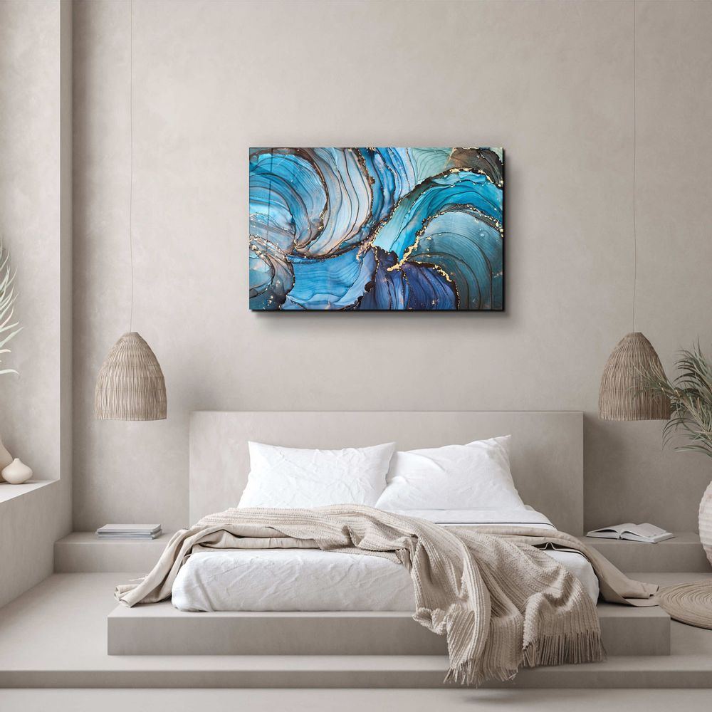 Other wall decoration - Marble Collection H5Glass Wall Art 110CMx70CM - ARTDESIGNA