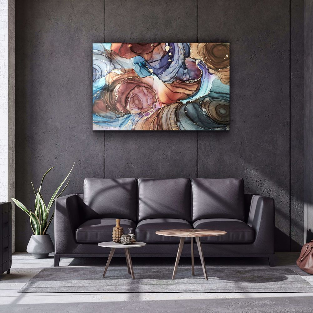 Autres décorations murales - Collection Marbre H6Décor mural en verre 110CMx70CM - ARTDESIGNA
