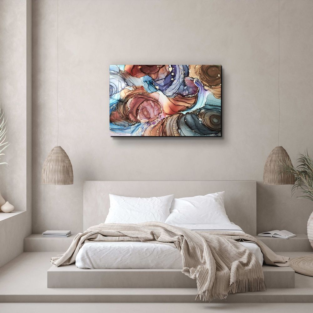 Autres décorations murales - Collection Marbre H6Décor mural en verre 110CMx70CM - ARTDESIGNA