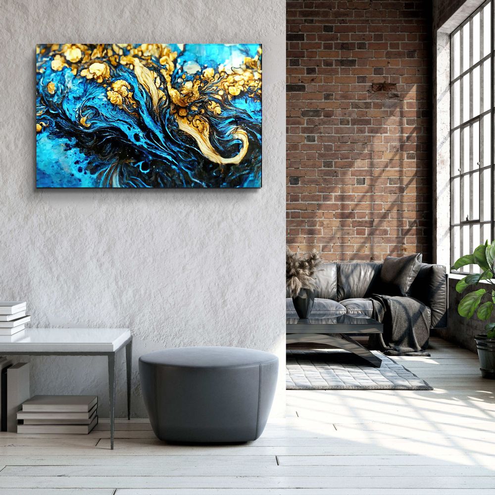 Other wall decoration - Marble Collection H7Glass Wall Art 110CMx70CM - ARTDESIGNA