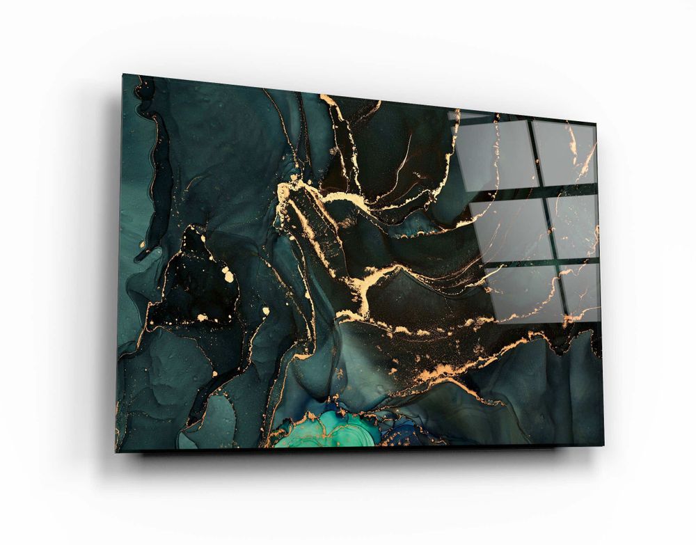 Other wall decoration - Marble Collection H9Glass Wall Art 110CMx70CM - ARTDESIGNA