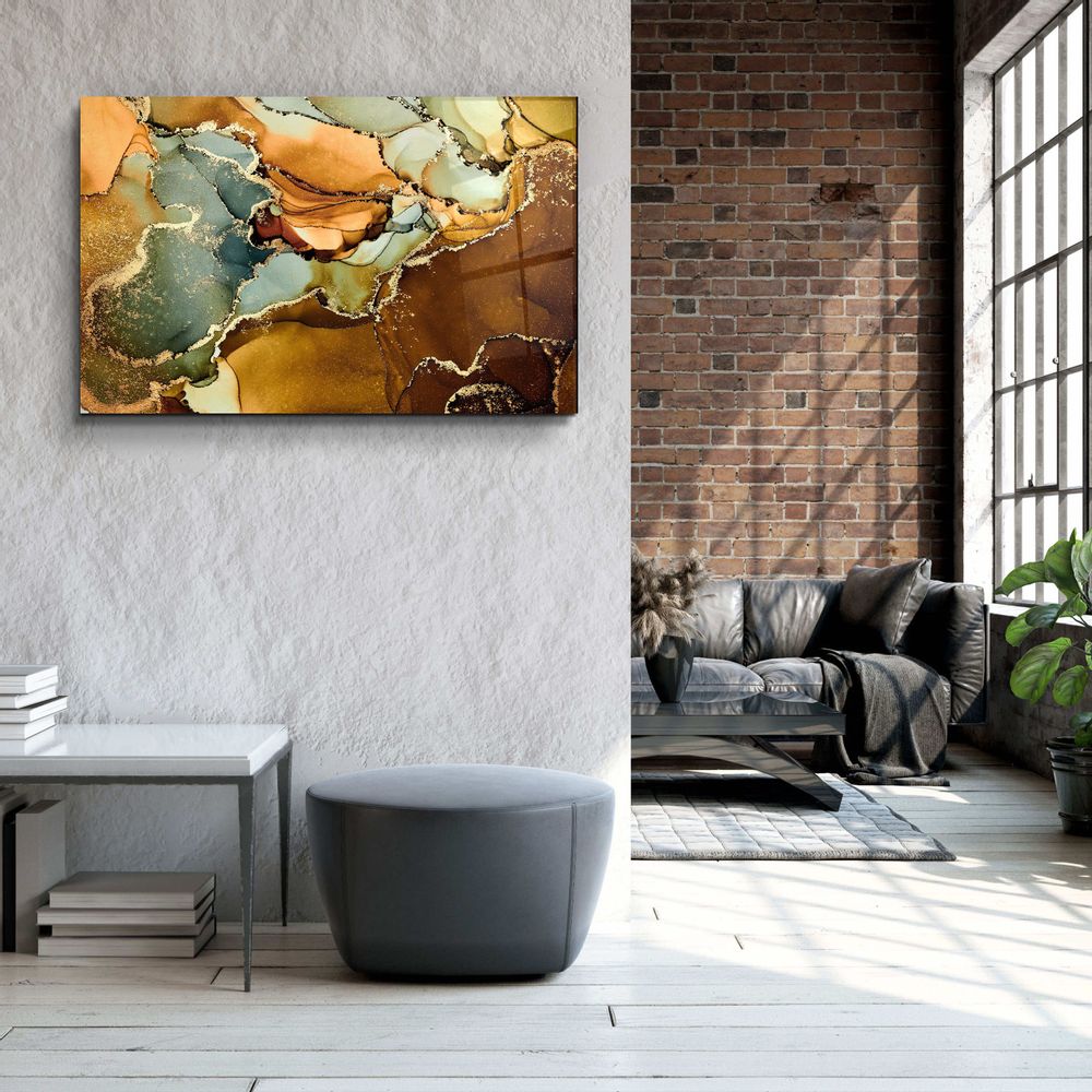 Autres décorations murales - Collection Marbre H13Décor mural en verre 110CMx70CM - ARTDESIGNA