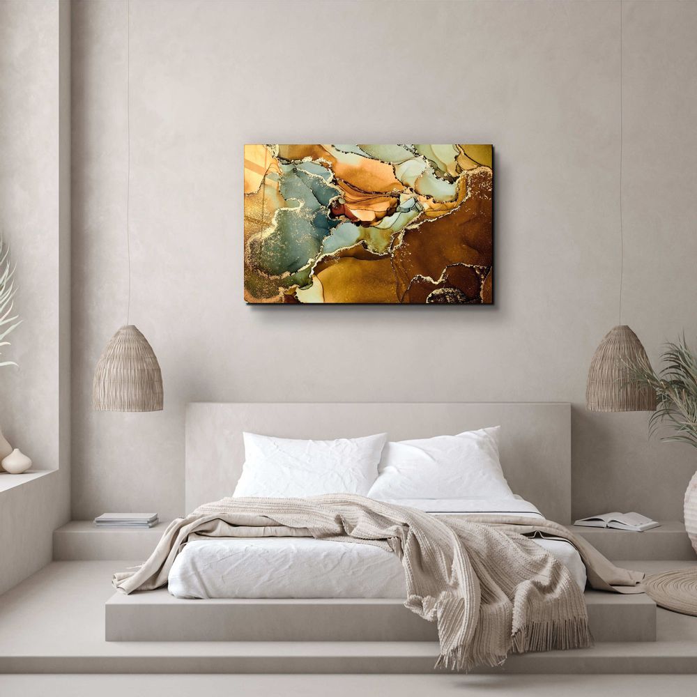 Autres décorations murales - Collection Marbre H13Décor mural en verre 110CMx70CM - ARTDESIGNA