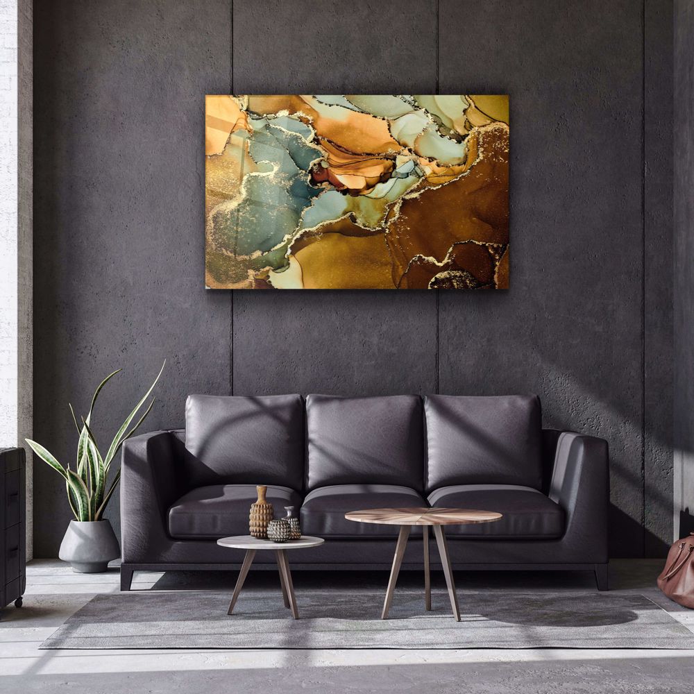 Autres décorations murales - Collection Marbre H13Décor mural en verre 110CMx70CM - ARTDESIGNA